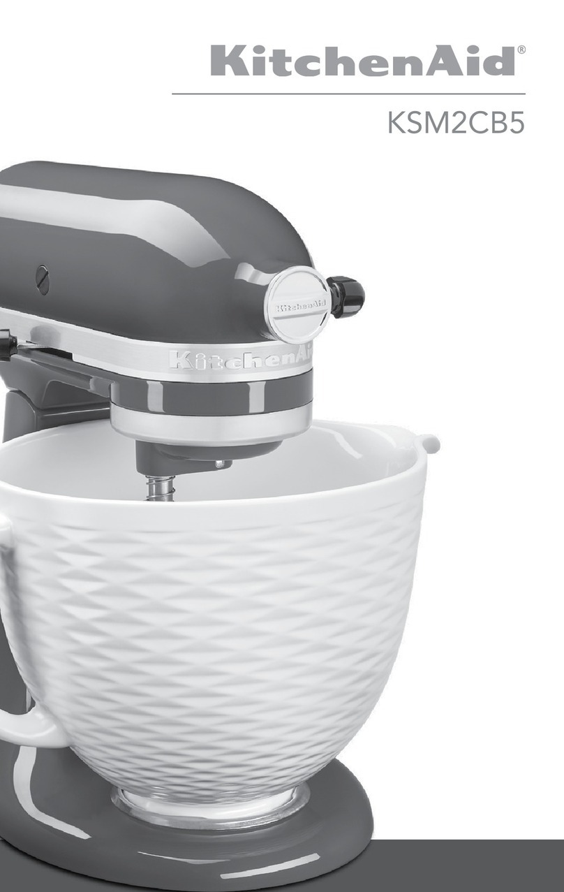 KitchenAid KSM2CB5PCS Manual de usuario KitchenAid KSM2CB5PCS Manual de usuario