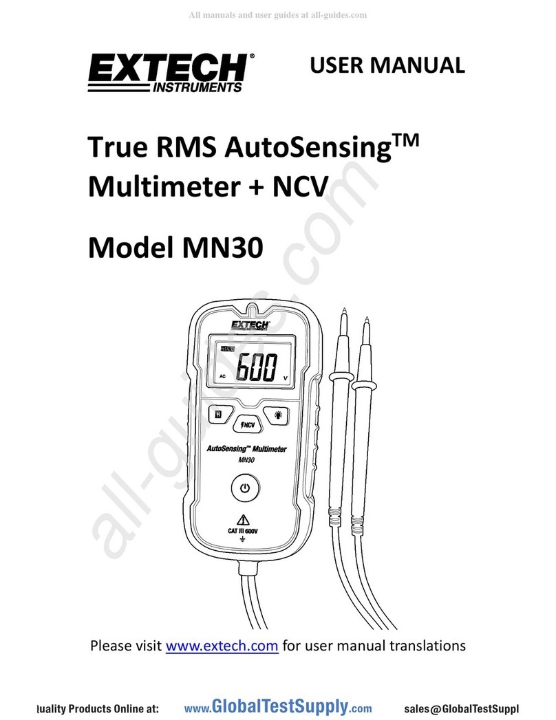 Extech Instruments MN30 Manual de usuario