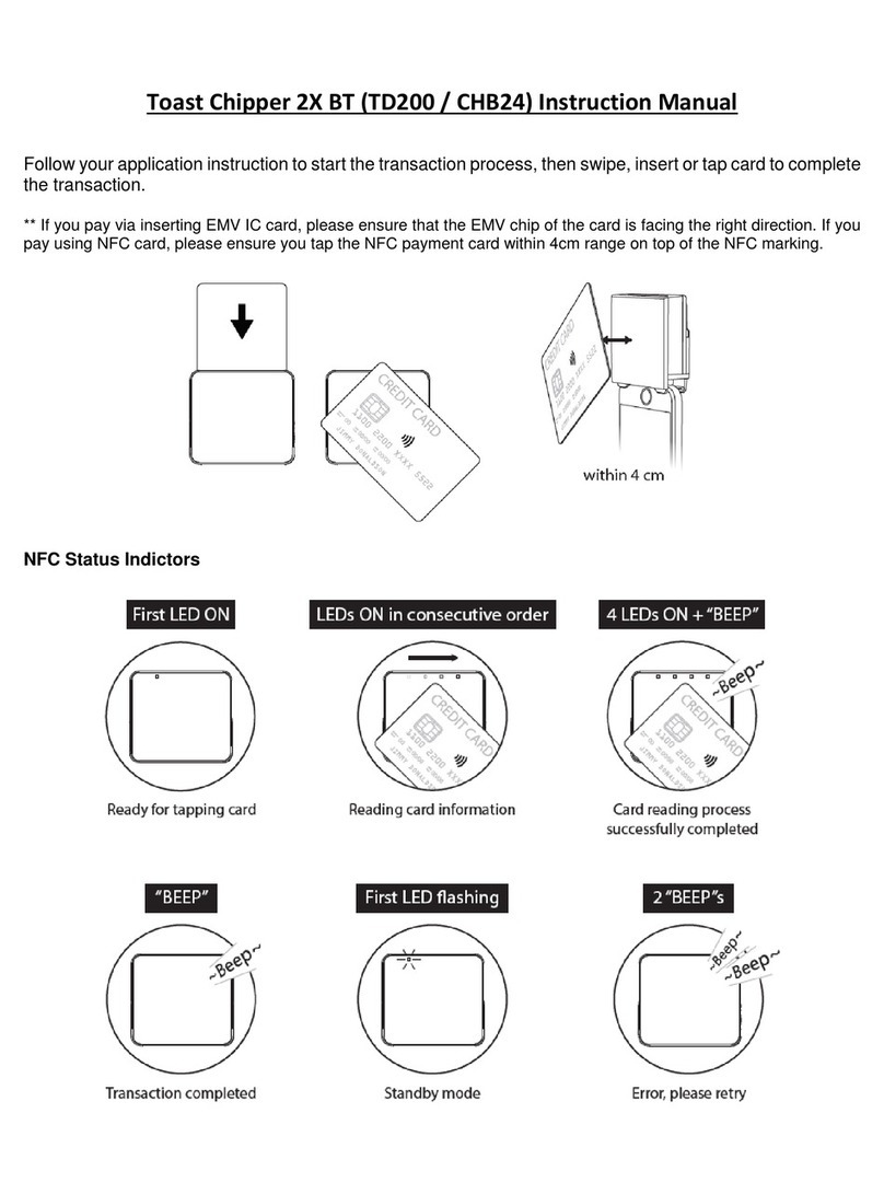 BBPOS TD200 Manual de usuario