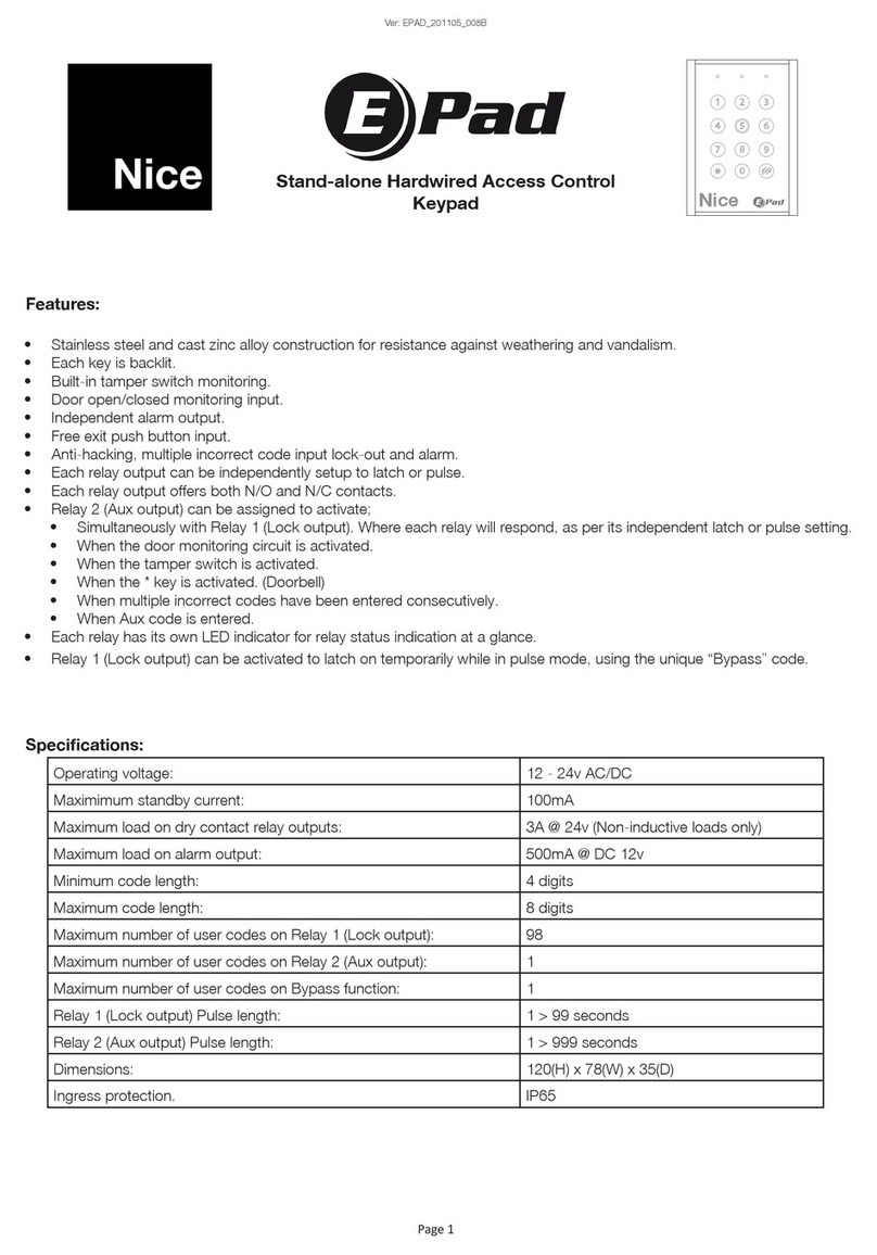 Nice EPad Manual de usuario