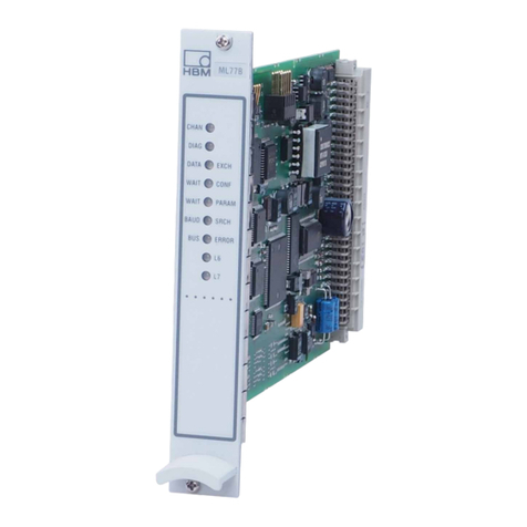 HBM ML77B Manual de usuario