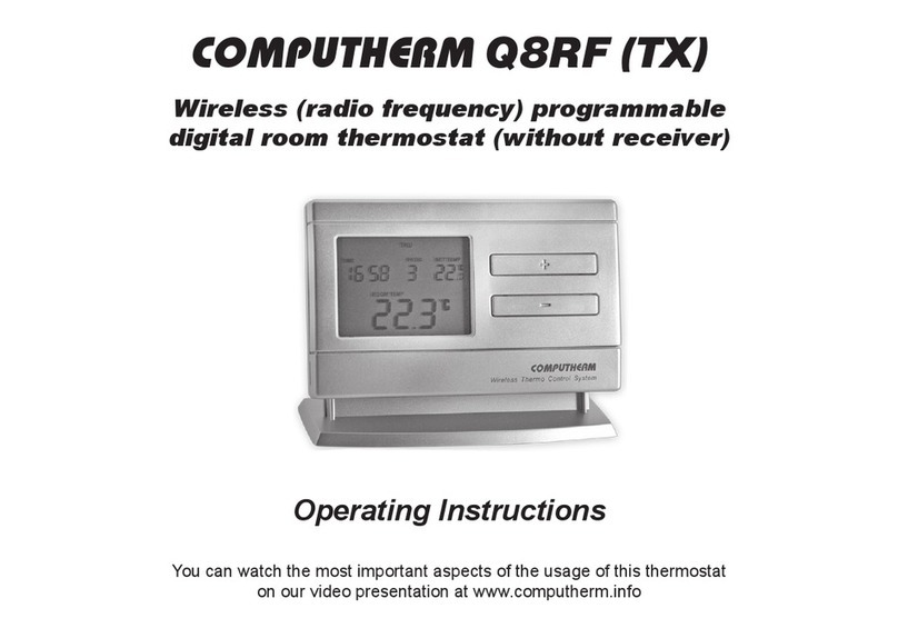 Quantrax COMPUTHERM Q8RF Manual de usuario