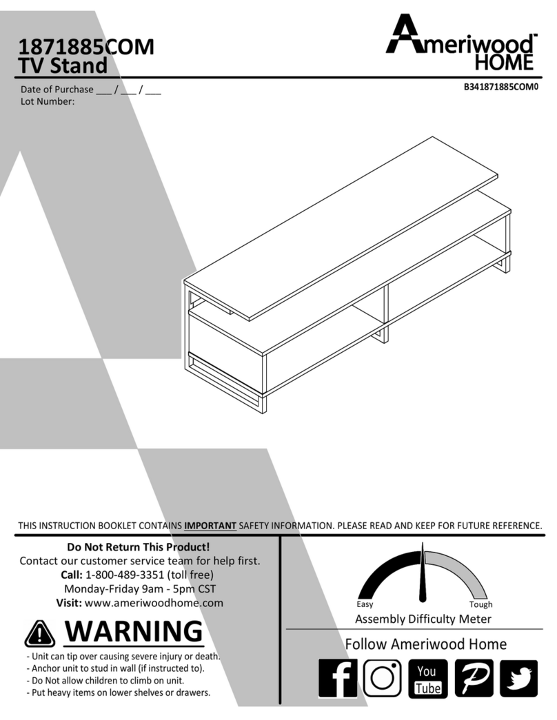Ameriwood HOME 1871885COM Manual de usuario