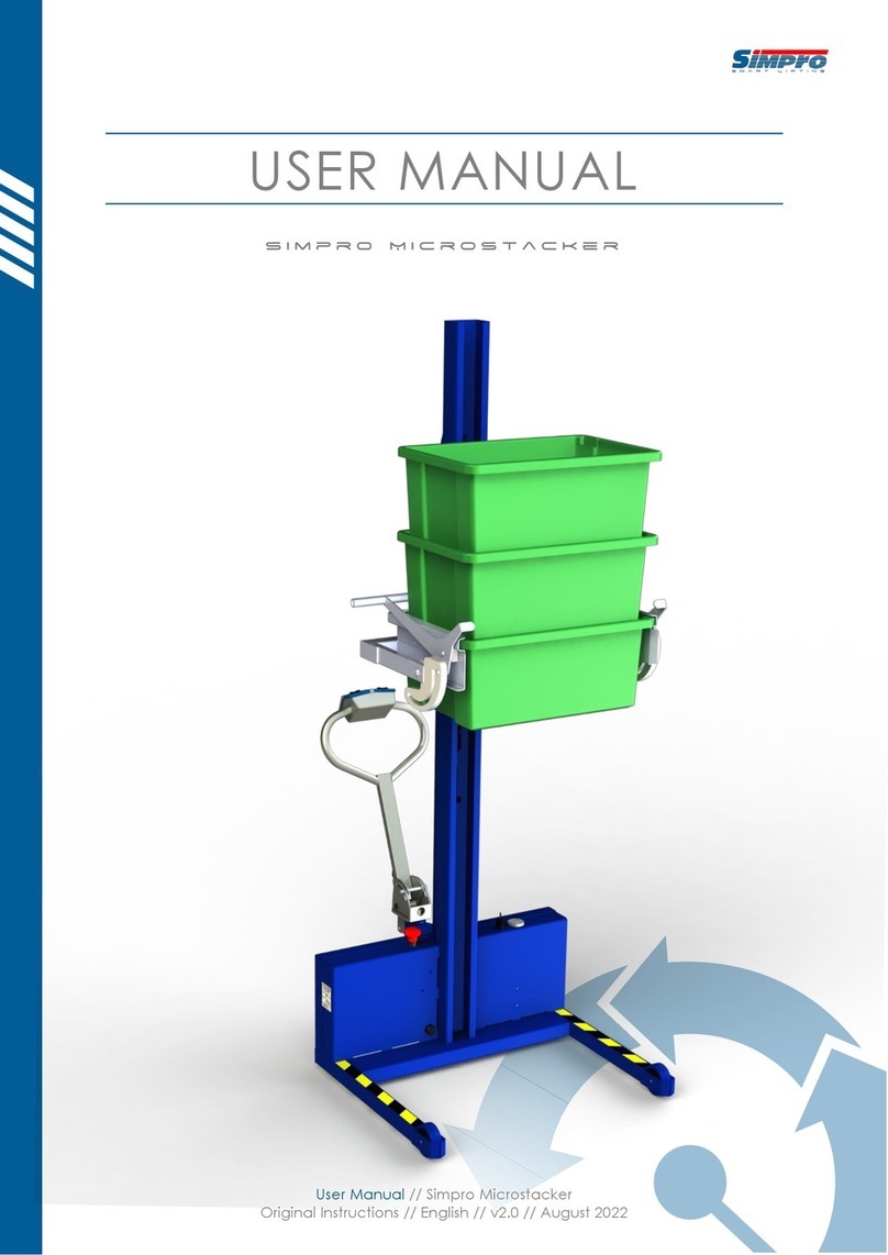 Simpro Microstacker Manual de usuario