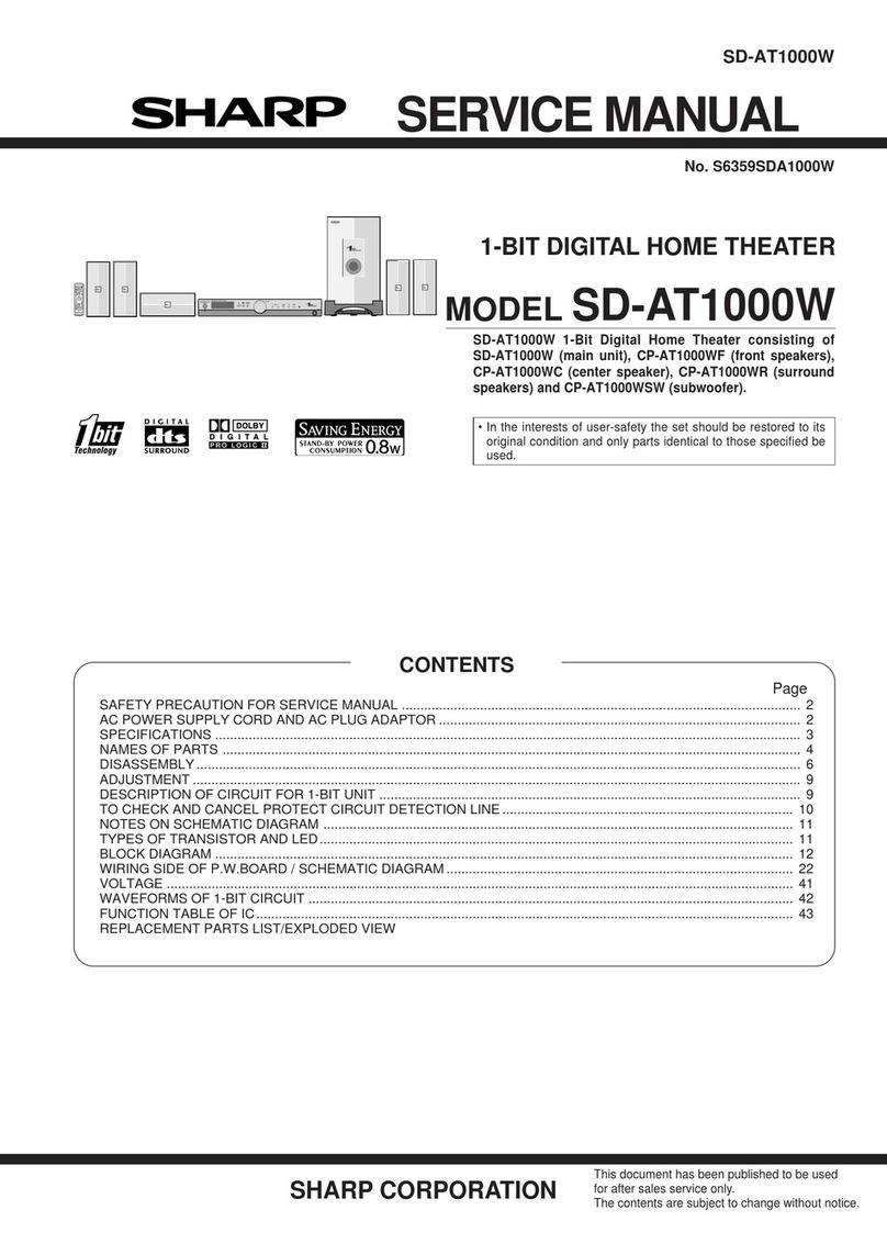 Sharp SD-AT1000W Manual de usuario