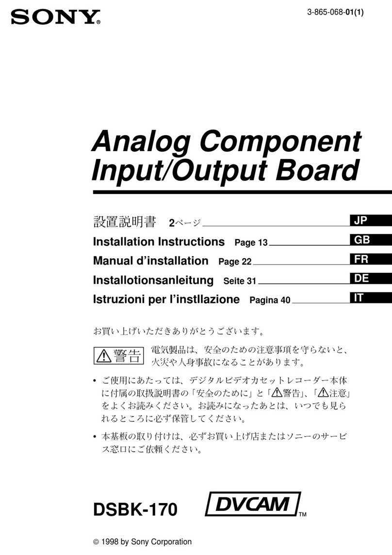 Sony DSBK-170 Manual de usuario