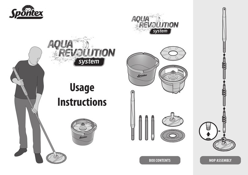 Spontex AQUA REVOLUTION Manual de lista de piezas