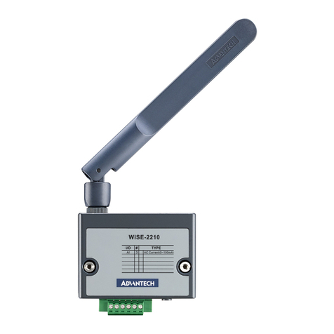 Advantech WISE-2210 Manual de instalación y operación
