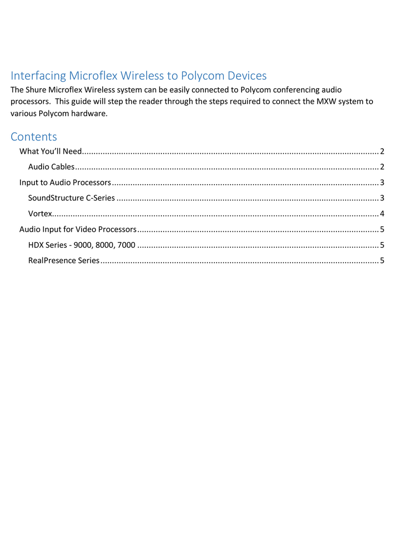 Shure Microflex Manual del propietario