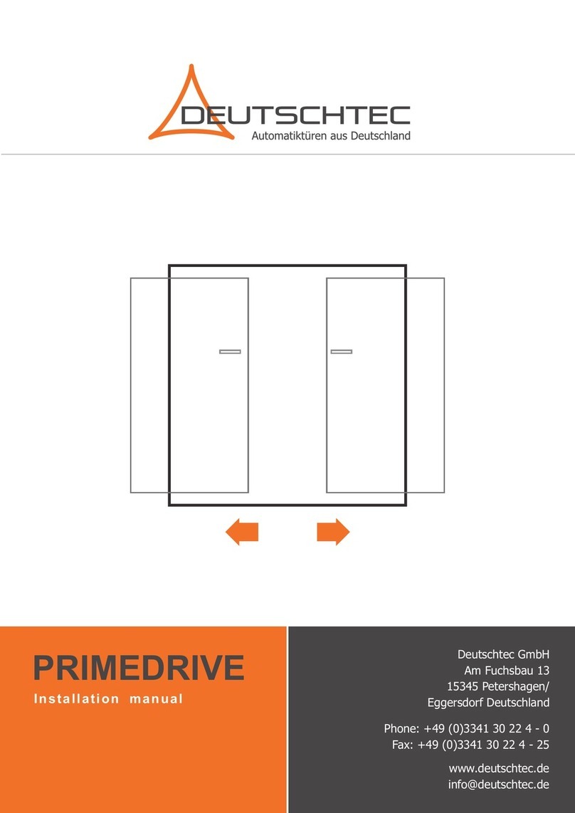 DEUTSCHTEC PRIMEDRIVE Manual de usuario