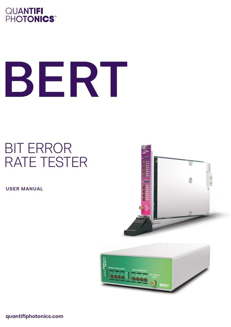 Quantifi Photonics BERT 1005 Series Manual de usuario