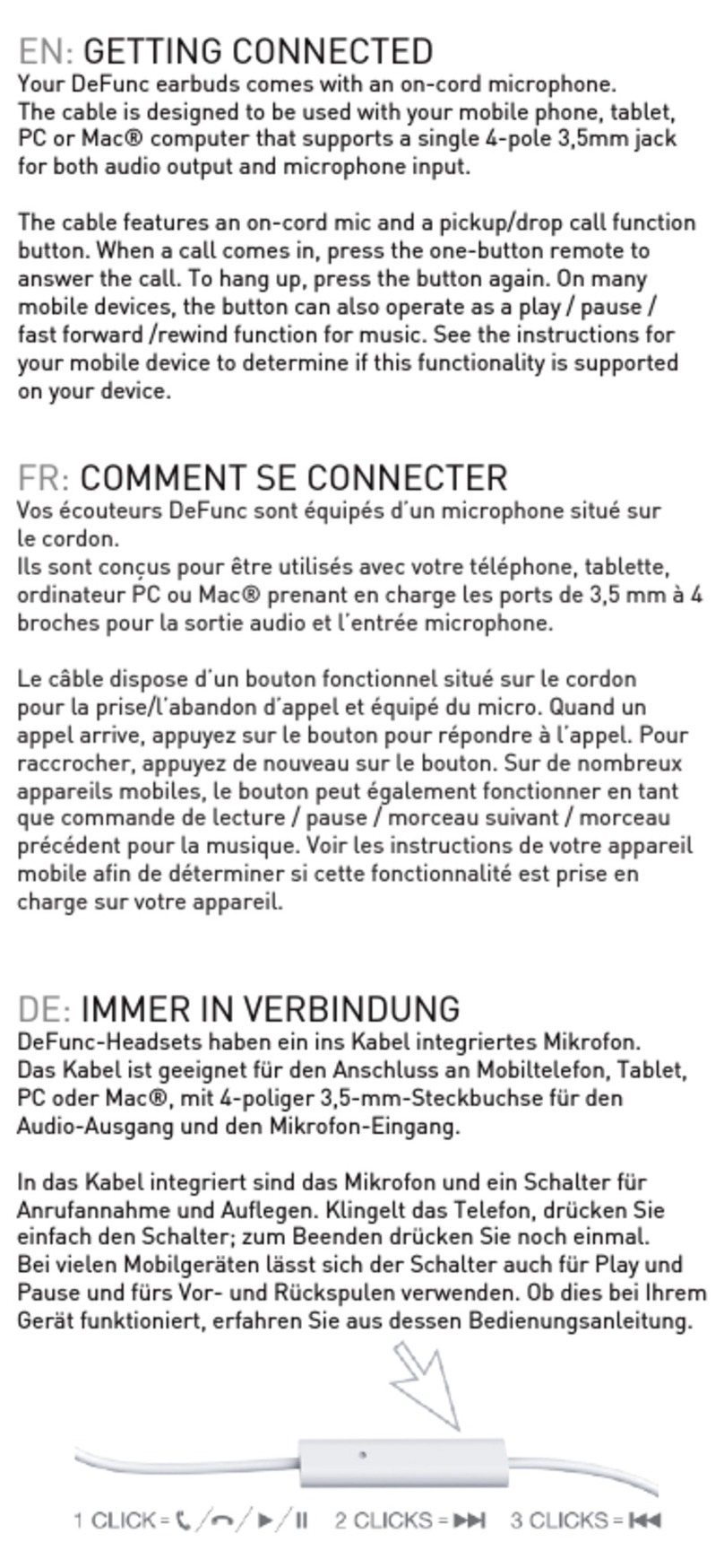 DeFunc Go Manual de usuario DeFunc Go Manual de usuario