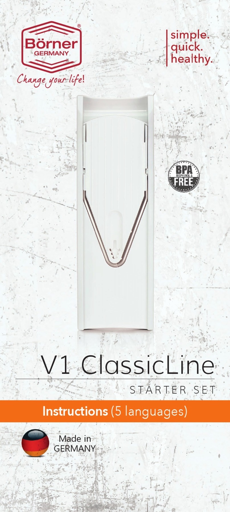 Börner ClassicLine V1 Manual de usuario