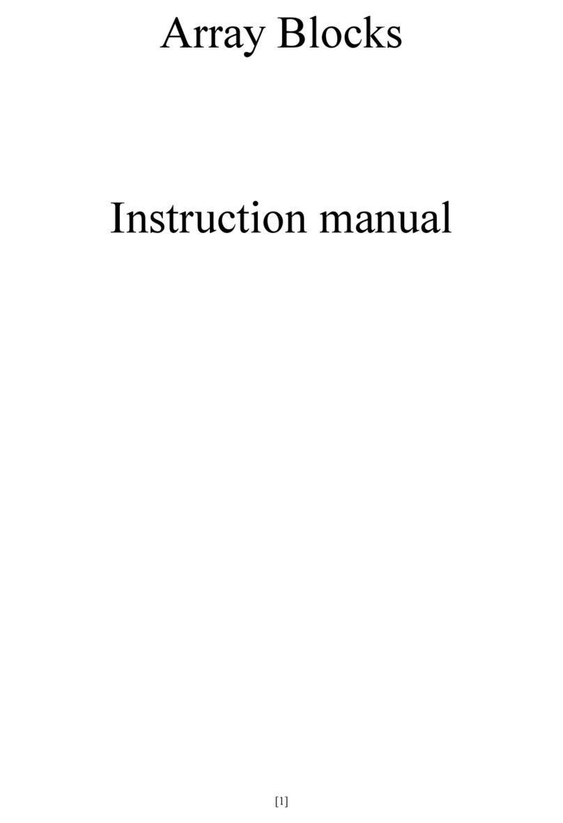 Blackbox3D Array Block Manual de usuario
