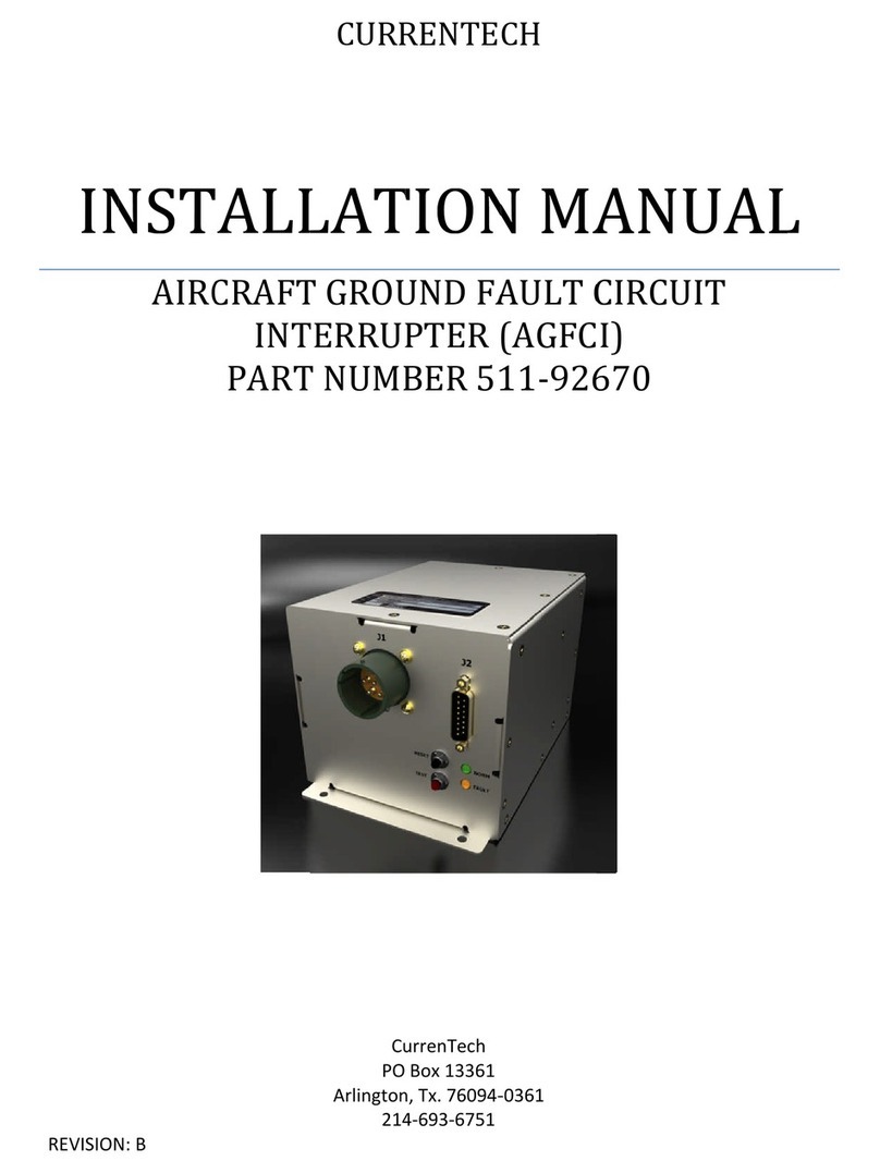 CURRENTECH AGFCI Manual de usuario