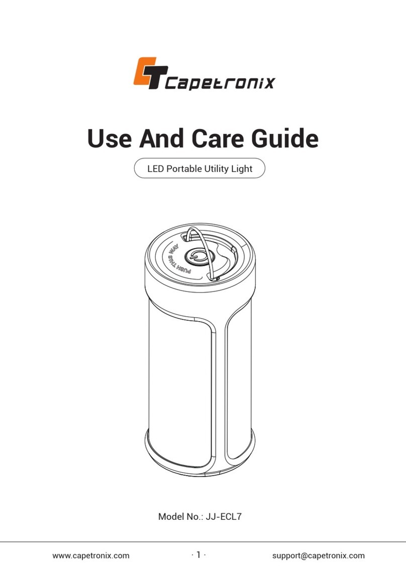 Capetronix JJ-ECL7 Manual de usuario
