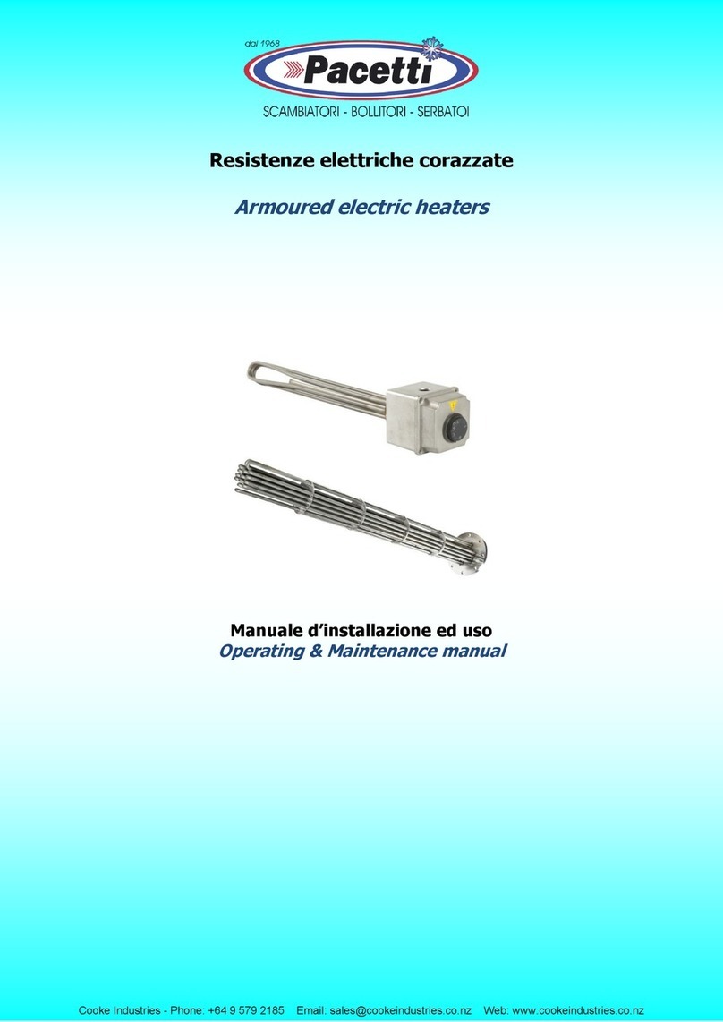 Pacetti BME Manual de instalación y operación