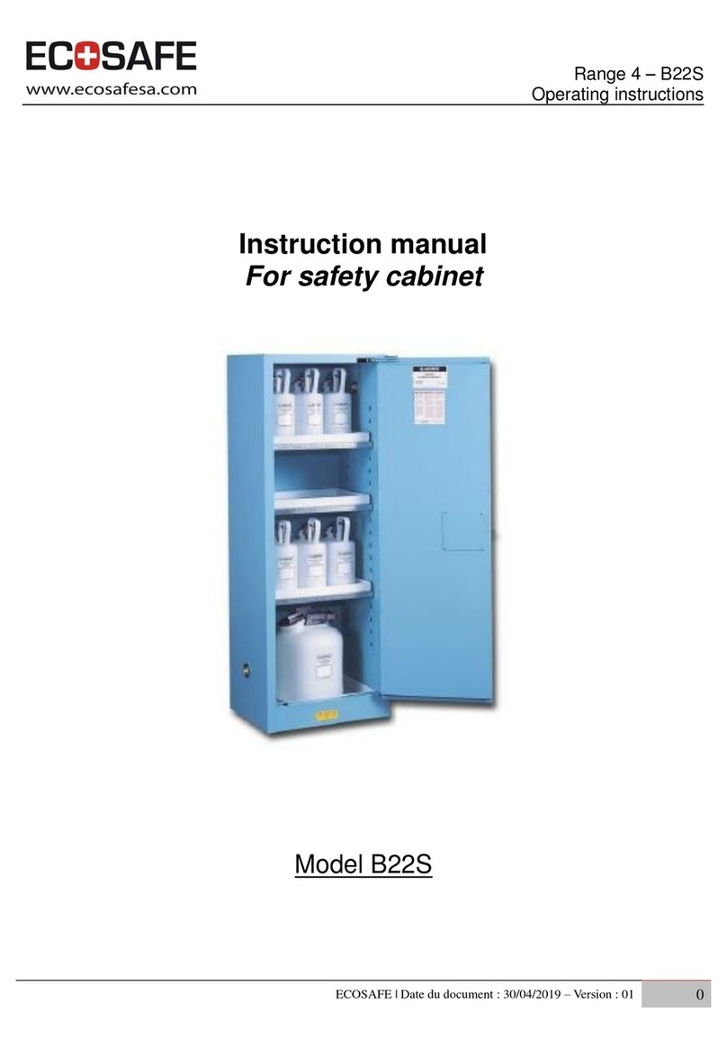ECOSAFE B22S Manual de usuario