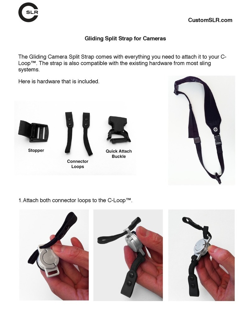 Custom SLR Gliding Split Strap Manual de usuario