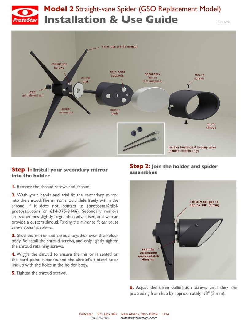 ProtoStar Model 2 Manual de funcionamiento