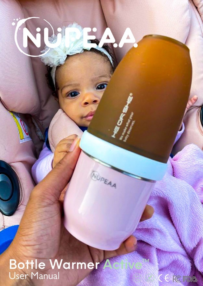 NUPEAA Bottle Warmer Active Manual de usuario