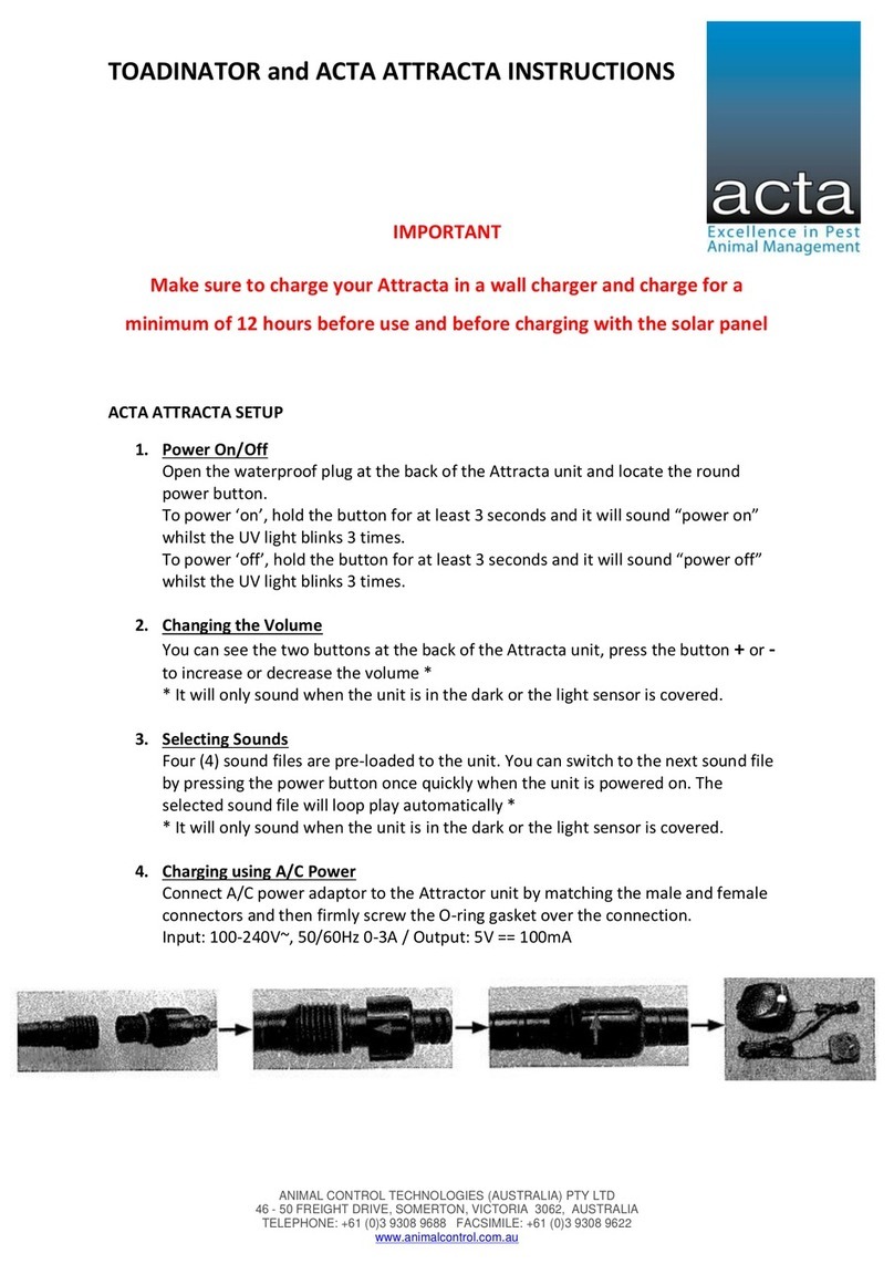 acta TOADINATOR Manual de usuario