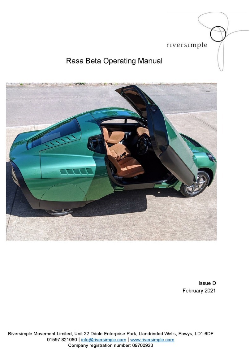Riversimple Rasa Beta Manual de usuario