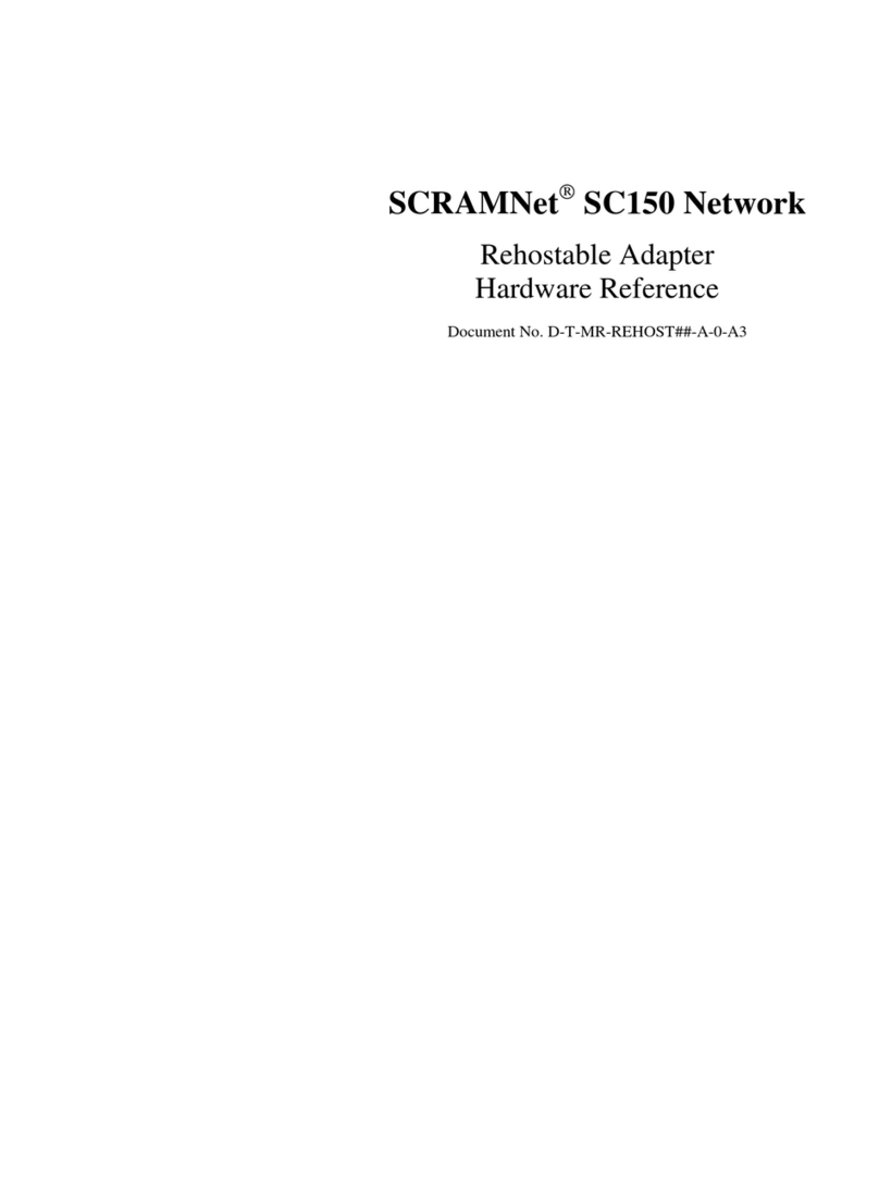 Systran SCRAMNet SC150 Guía de aplicación Systran SCRAMNet SC150 Guía de aplicación