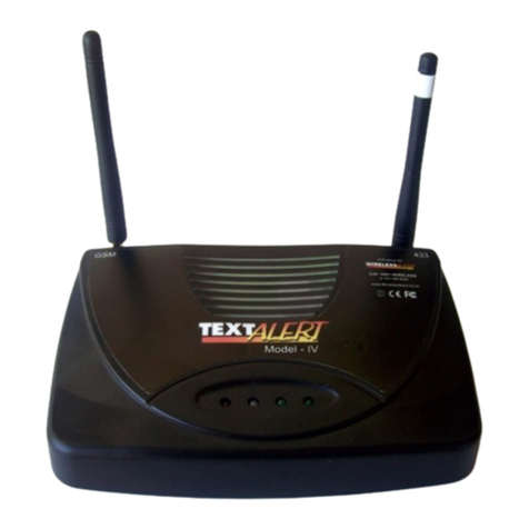 WirelessAlert TextAlert IV Manual de usuario
