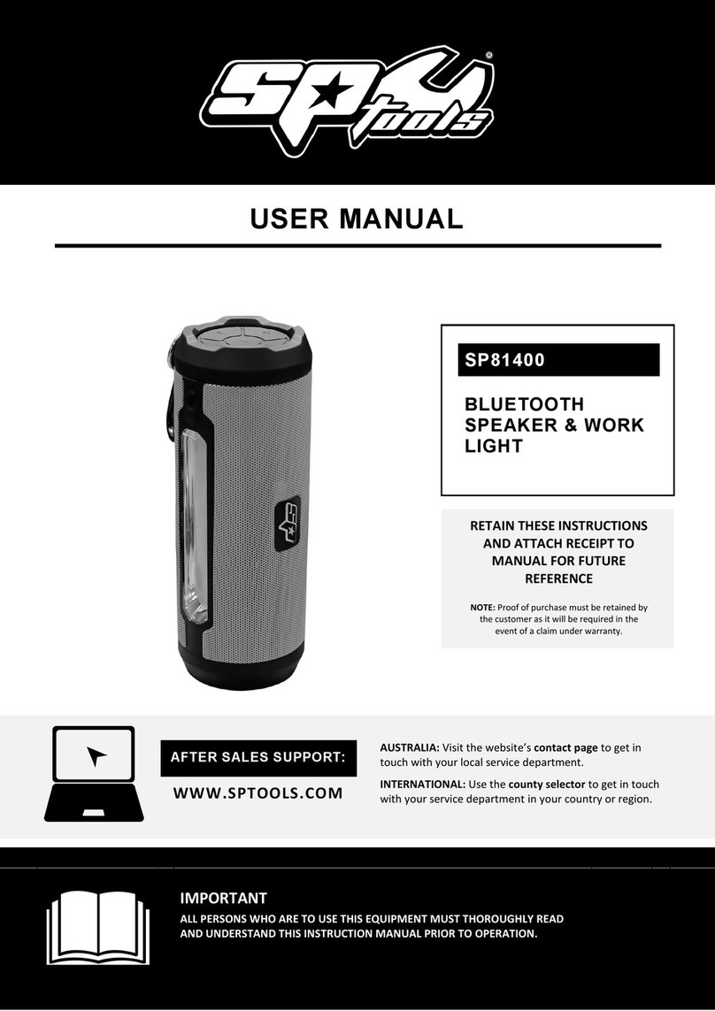 SP tools SP81400 Manual de usuario SP tools SP81400 Manual de usuario
