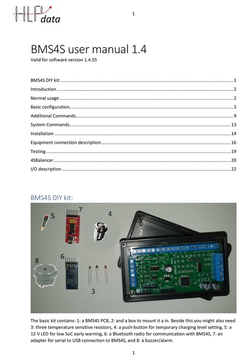 HLP Data BMS4S Manual de usuario
