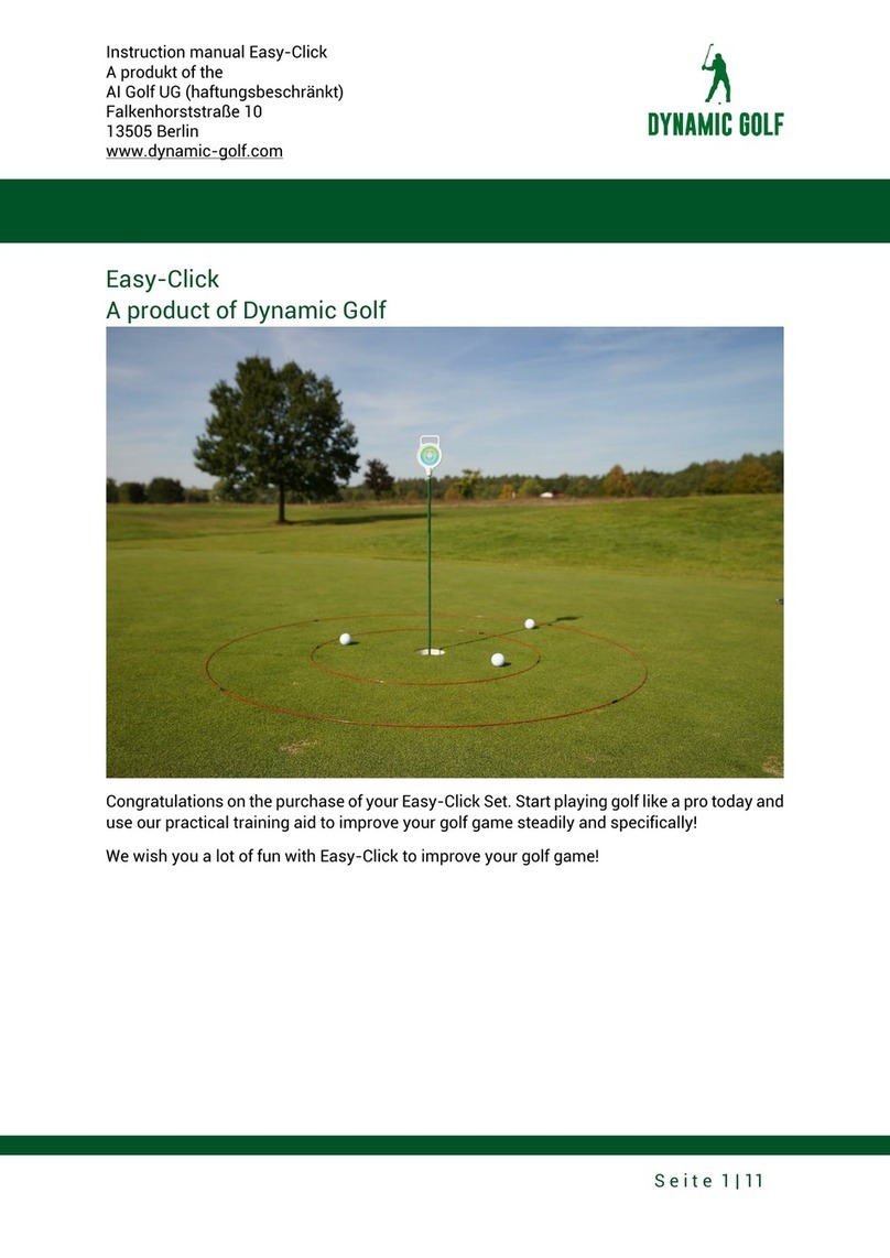 Dynamic Golf Easy-Click Manual de usuario