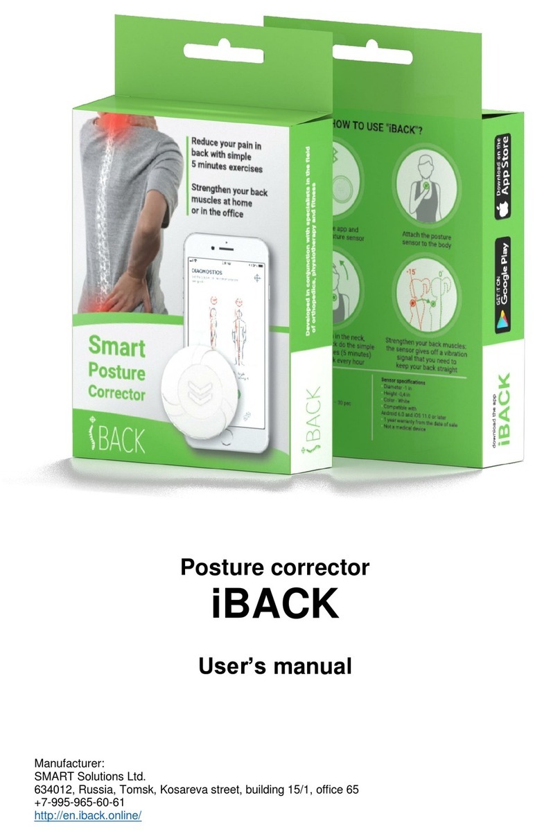 SMART Solutions iBACK Manual de usuario