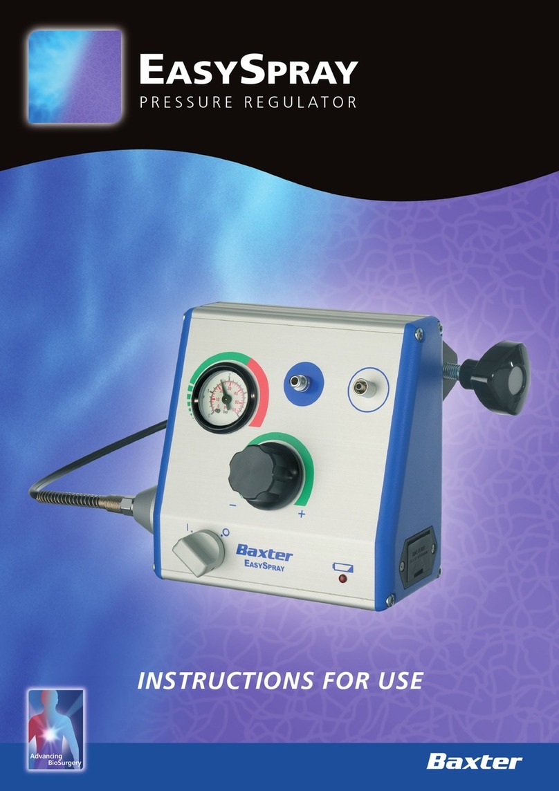 baxter EASYSPRAY Manual de usuario baxter EASYSPRAY Manual de usuario