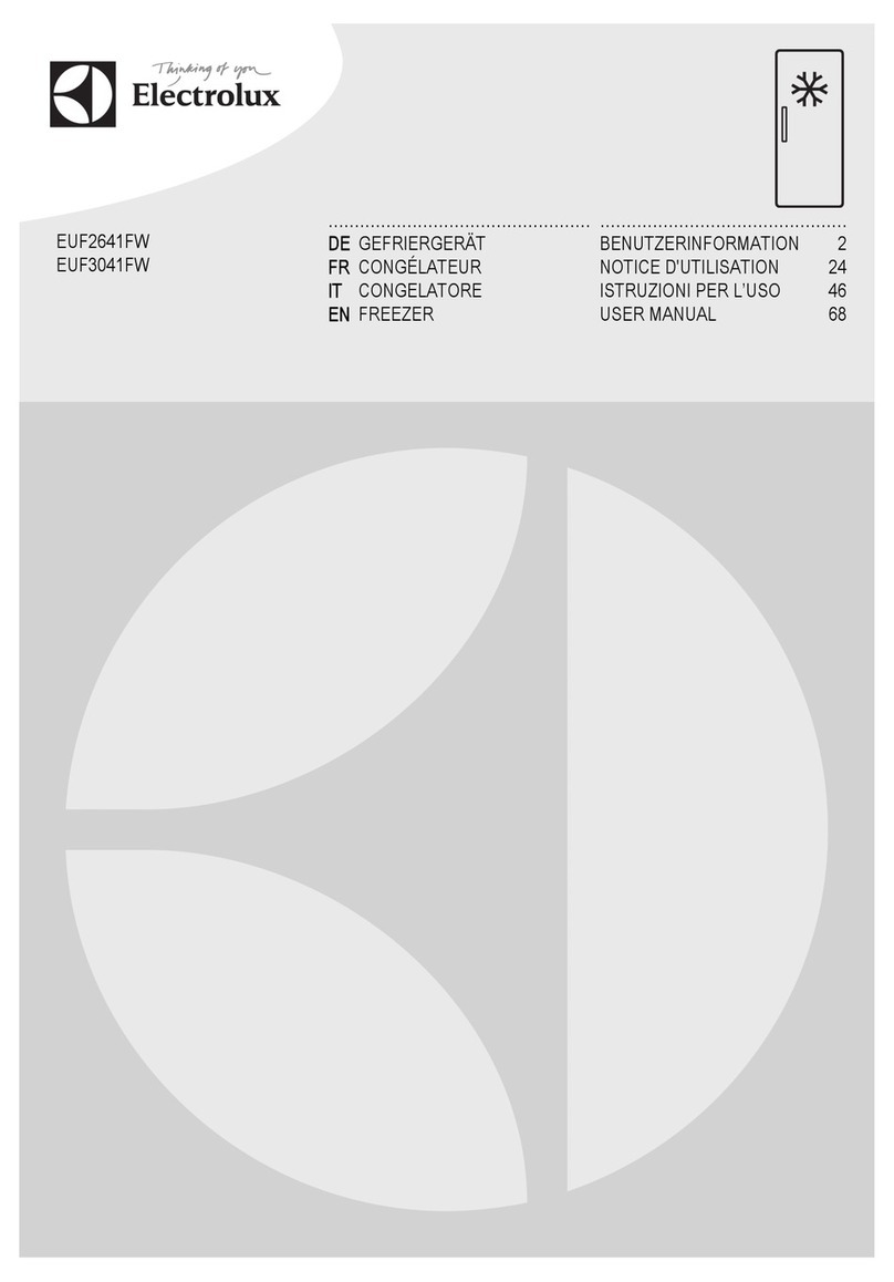Electrolux EUF2641FW Manual de usuario