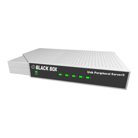 Black Box Usb Peripheral Server/5 Manual de usuario