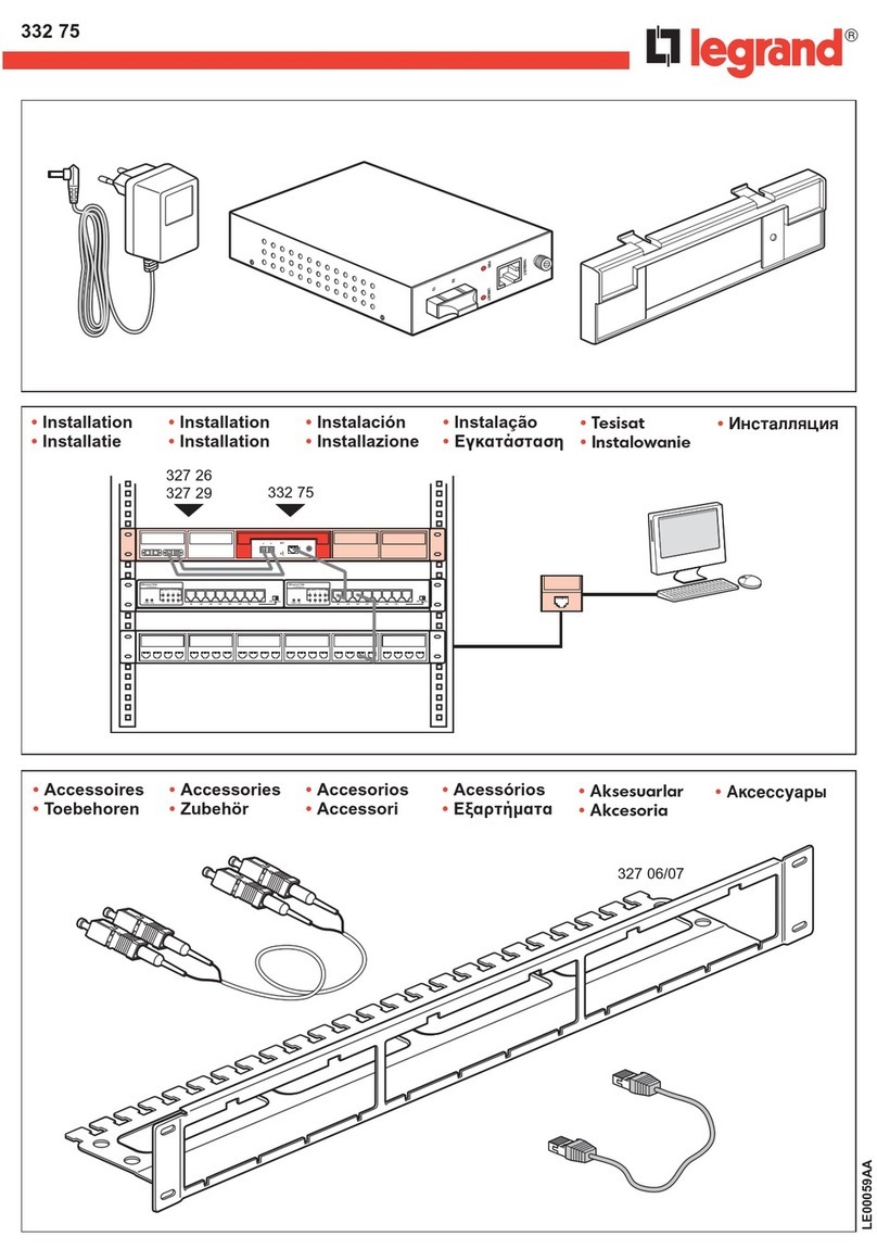 LEGRAND 332 75 Manual de usuario