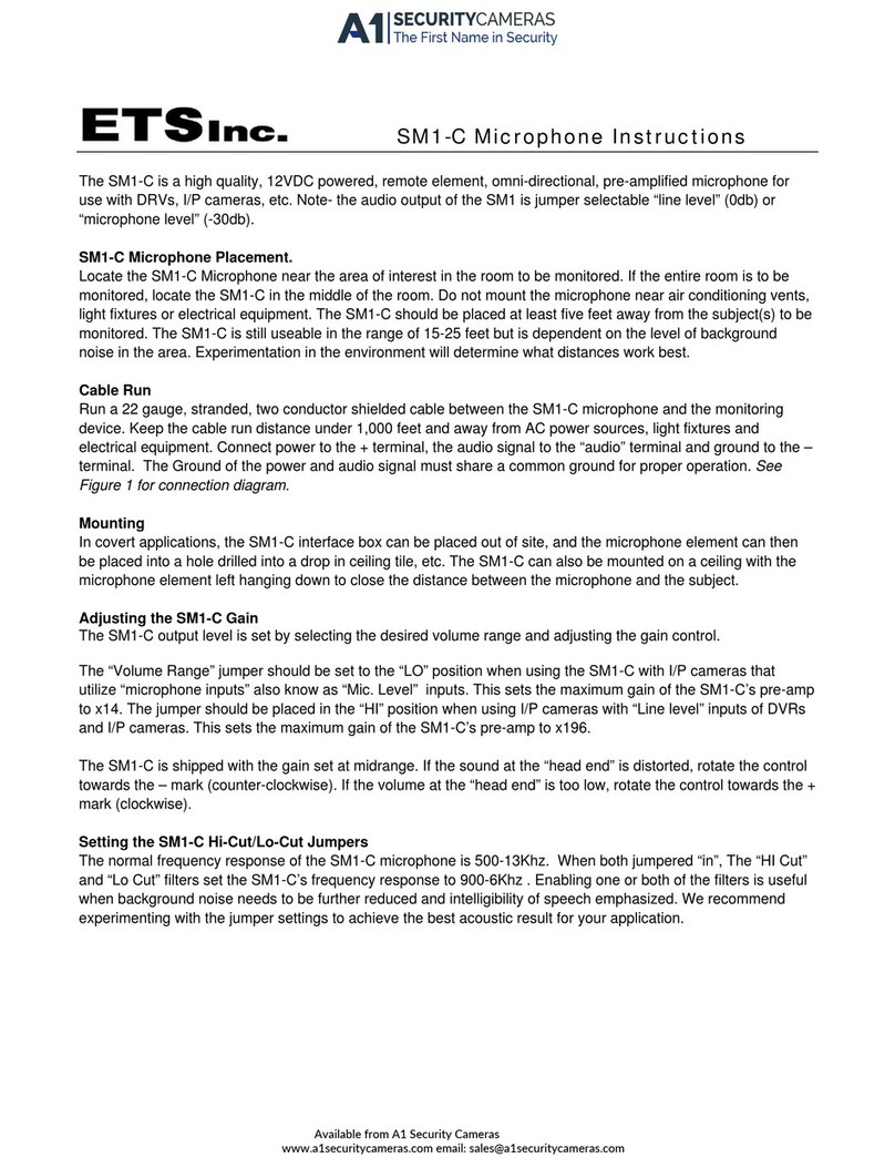 ETS SM1-C Manual de usuario