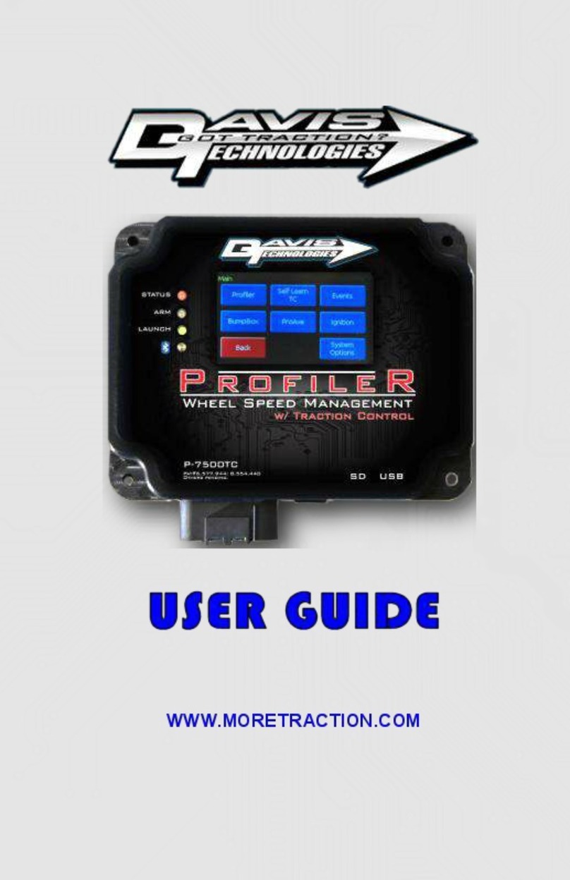 DAVIS TECHNOLOGIES Profiler Manual de usuario