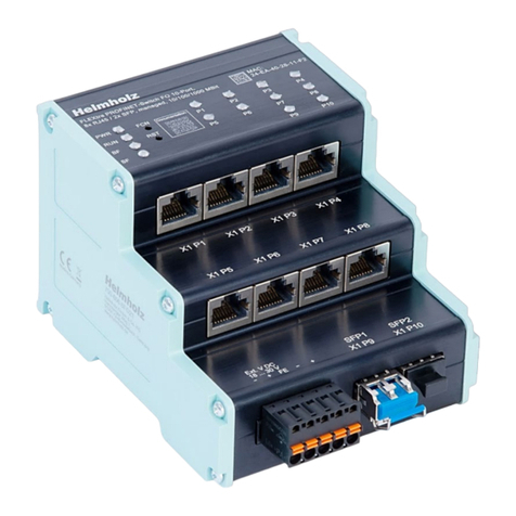 Helmholz FLEXtra PROFINET-Switch FO Manual de usuario