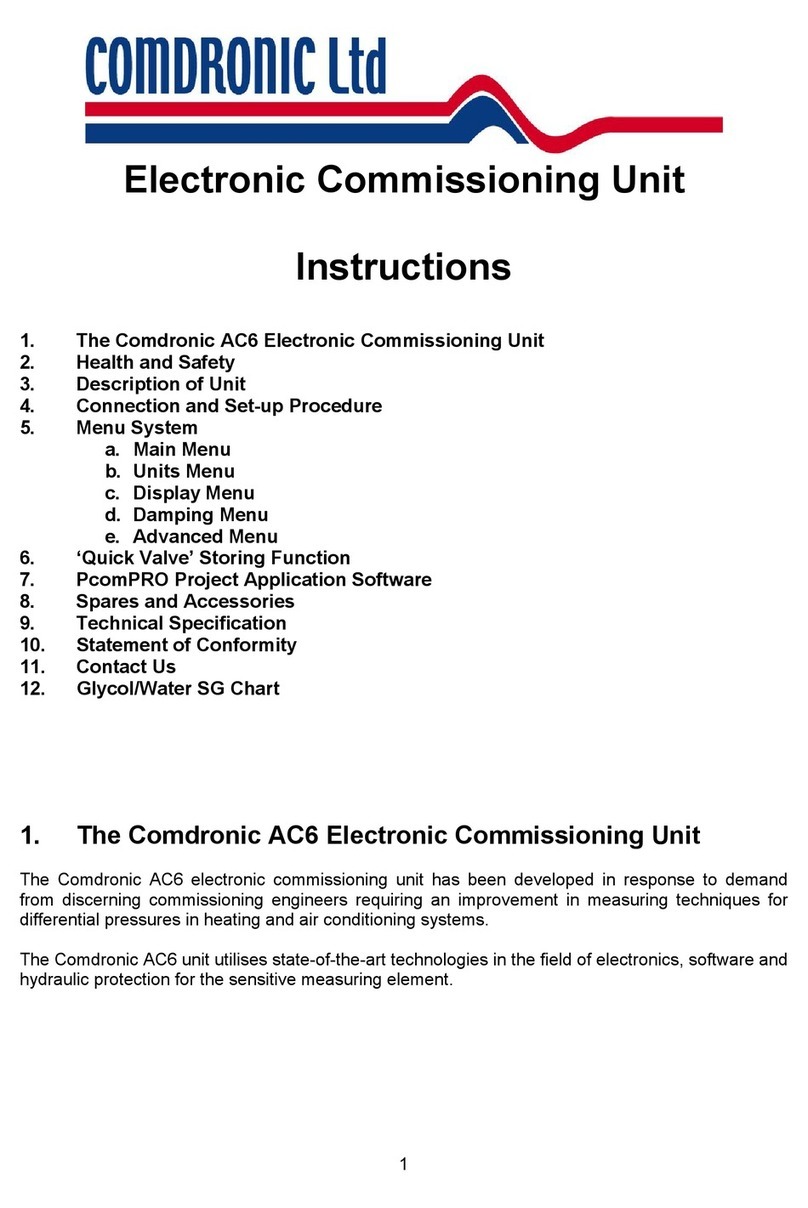 Comdronic AC6-SP Manual de usuario