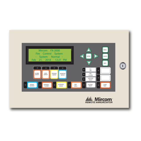 Mircom RAX-LCD Manual de usuario