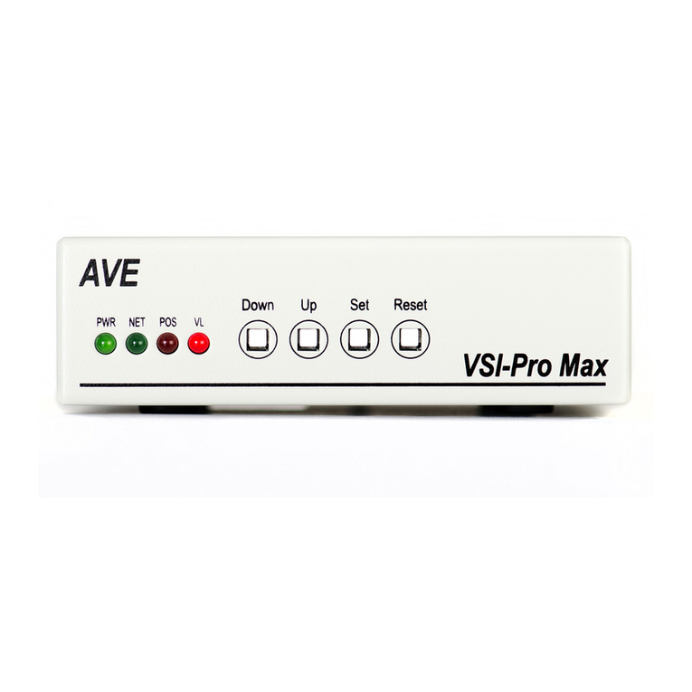 AVE Vsi-Pro Max Manual de usuario