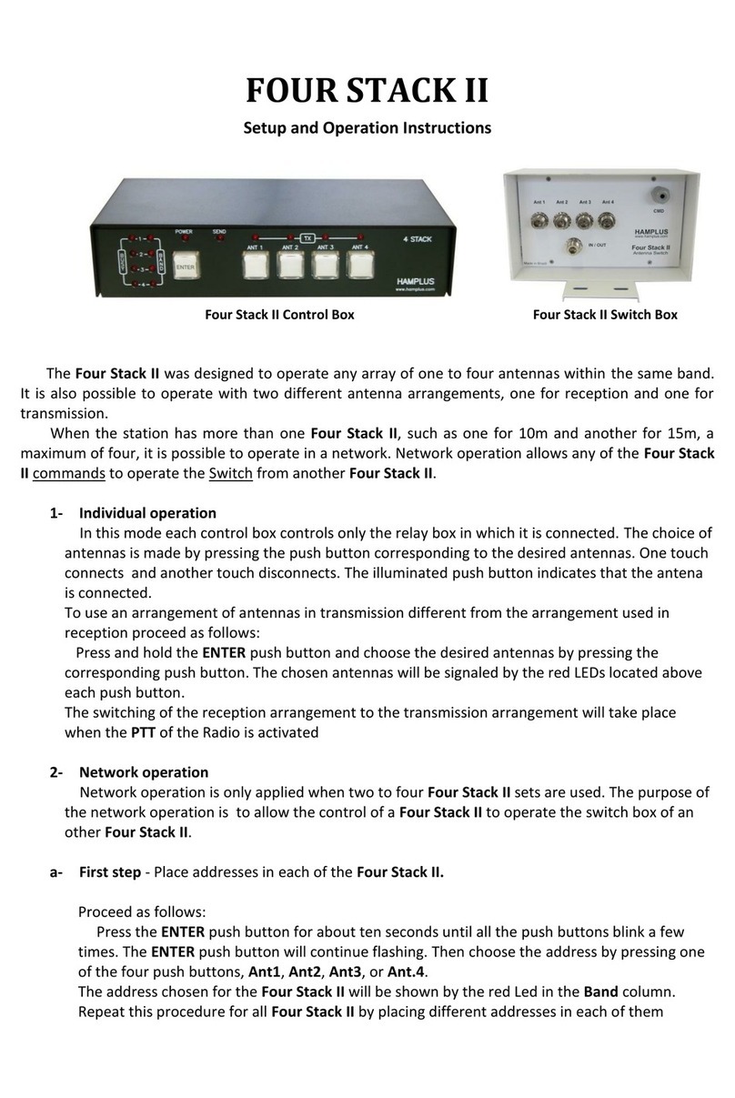Hamplus FOUR STACK II Manual de instrucciones