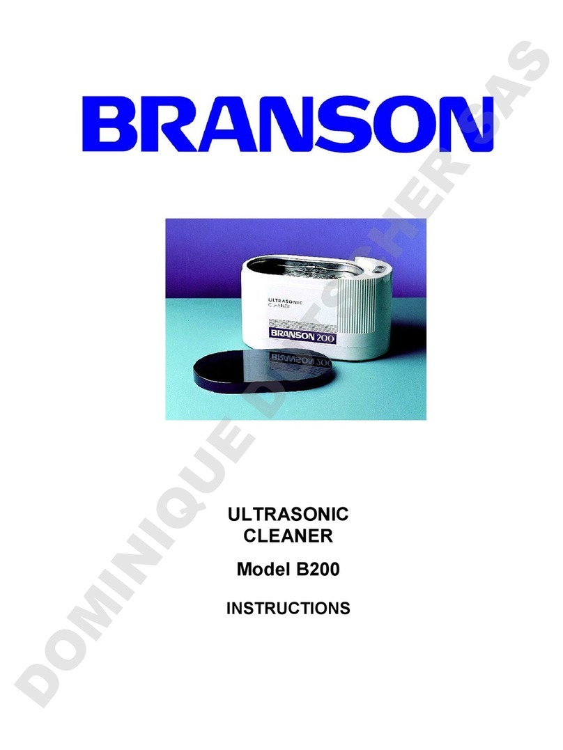 Branson B200 Manual de usuario