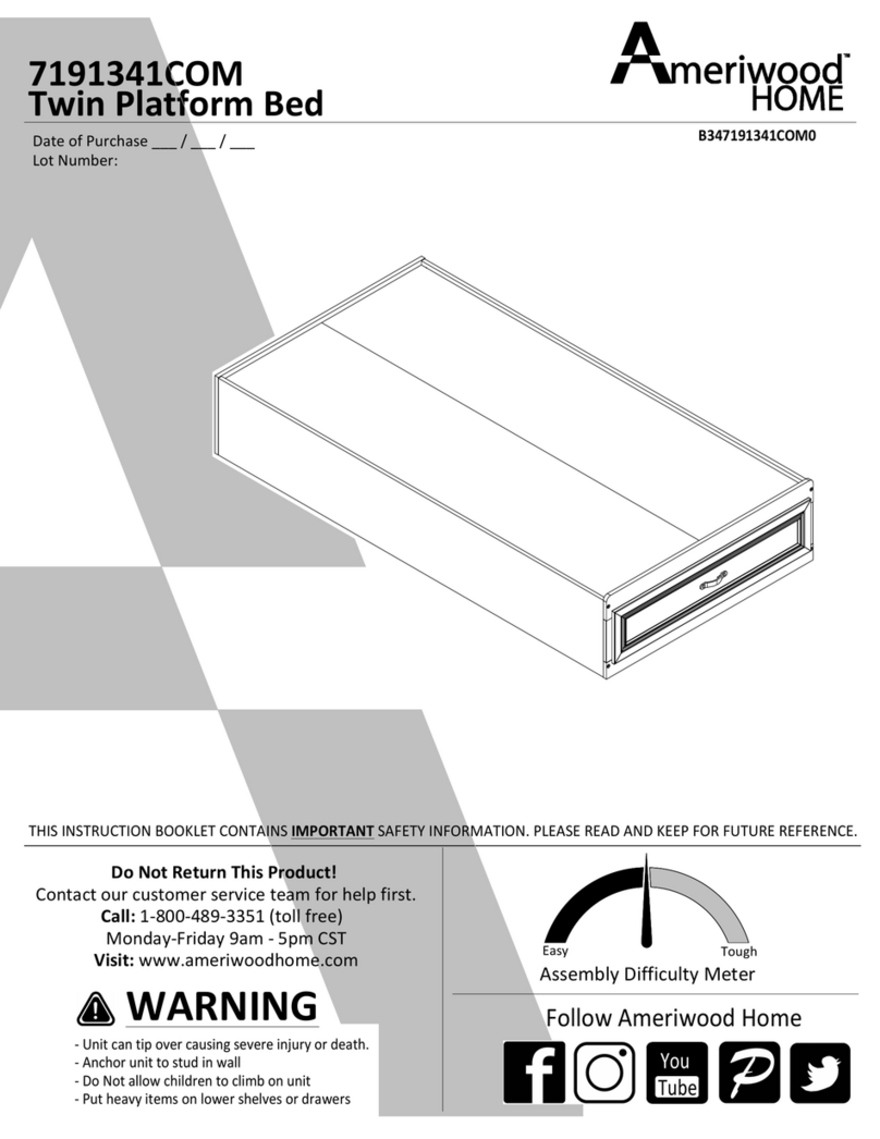Ameriwood HOME 7191341COM Manual de usuario