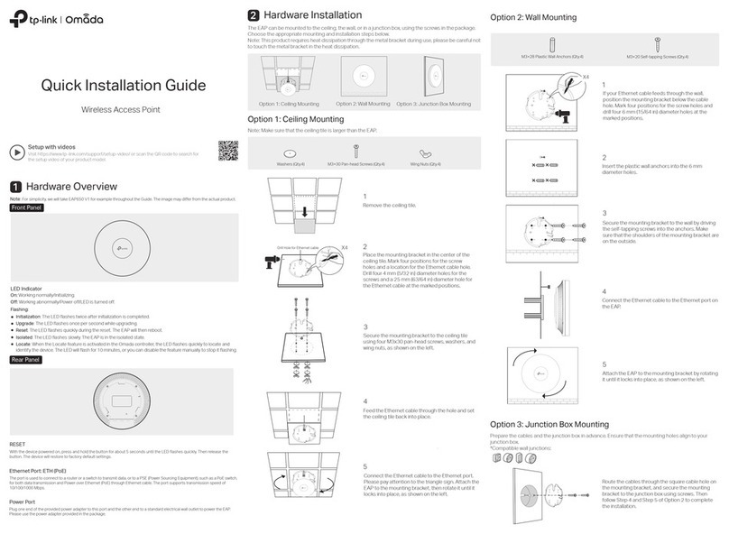 TP-Link Omada EAP653 Manual de usuario TP-Link Omada EAP653 Manual de usuario