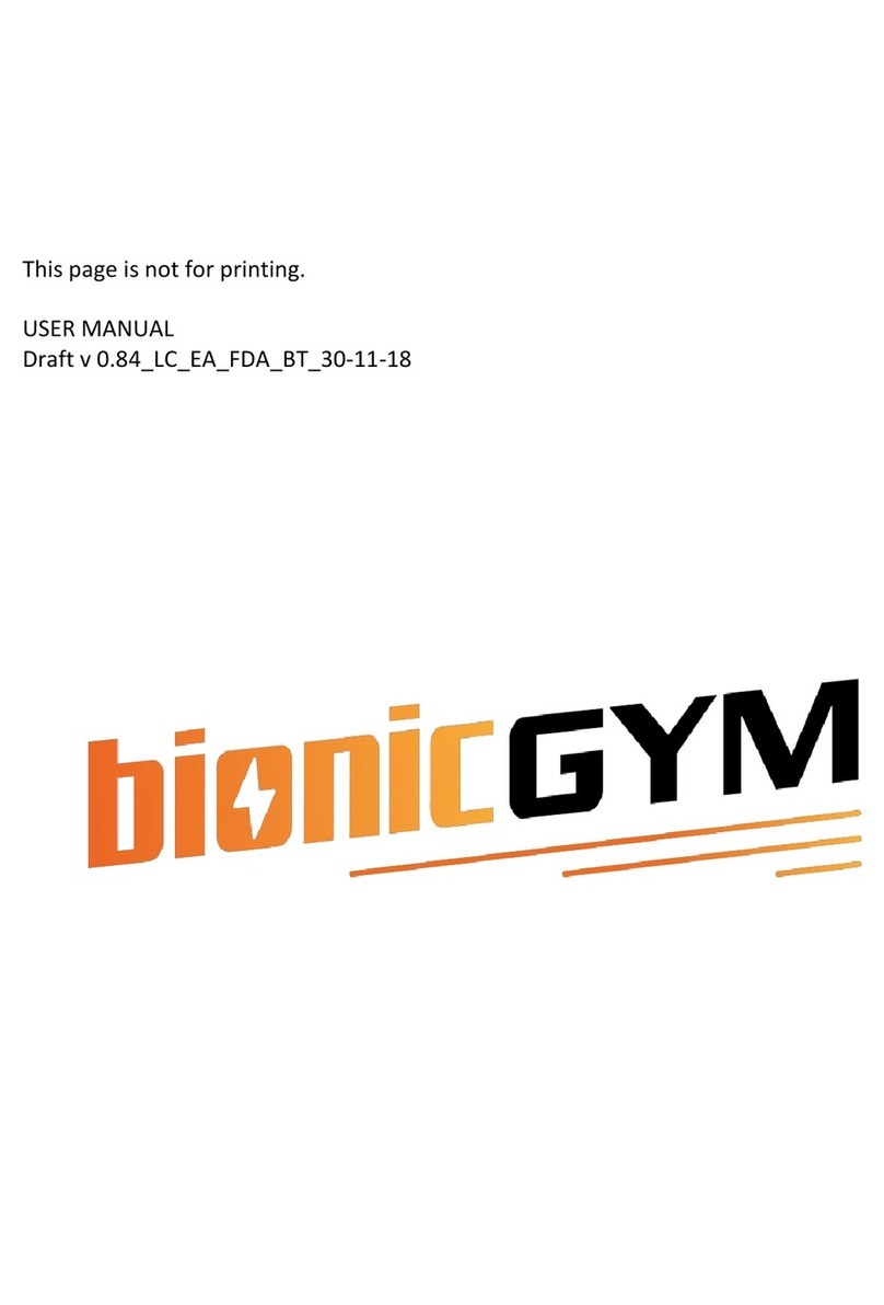 BionicGym BG01 Manual de usuario