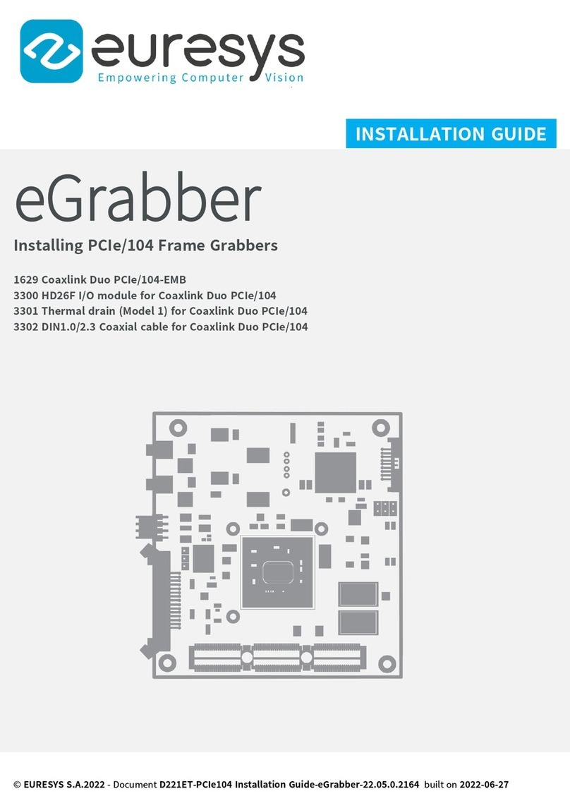 Euresys eGrabber Manual de usuario