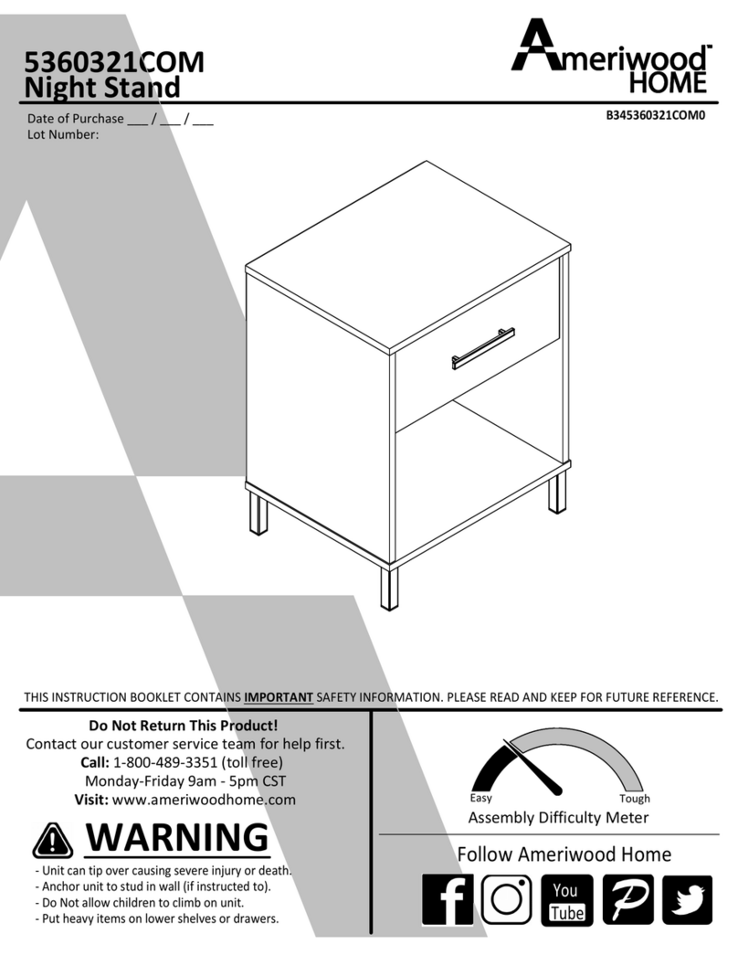 Ameriwood HOME 5360321COM Manual de usuario